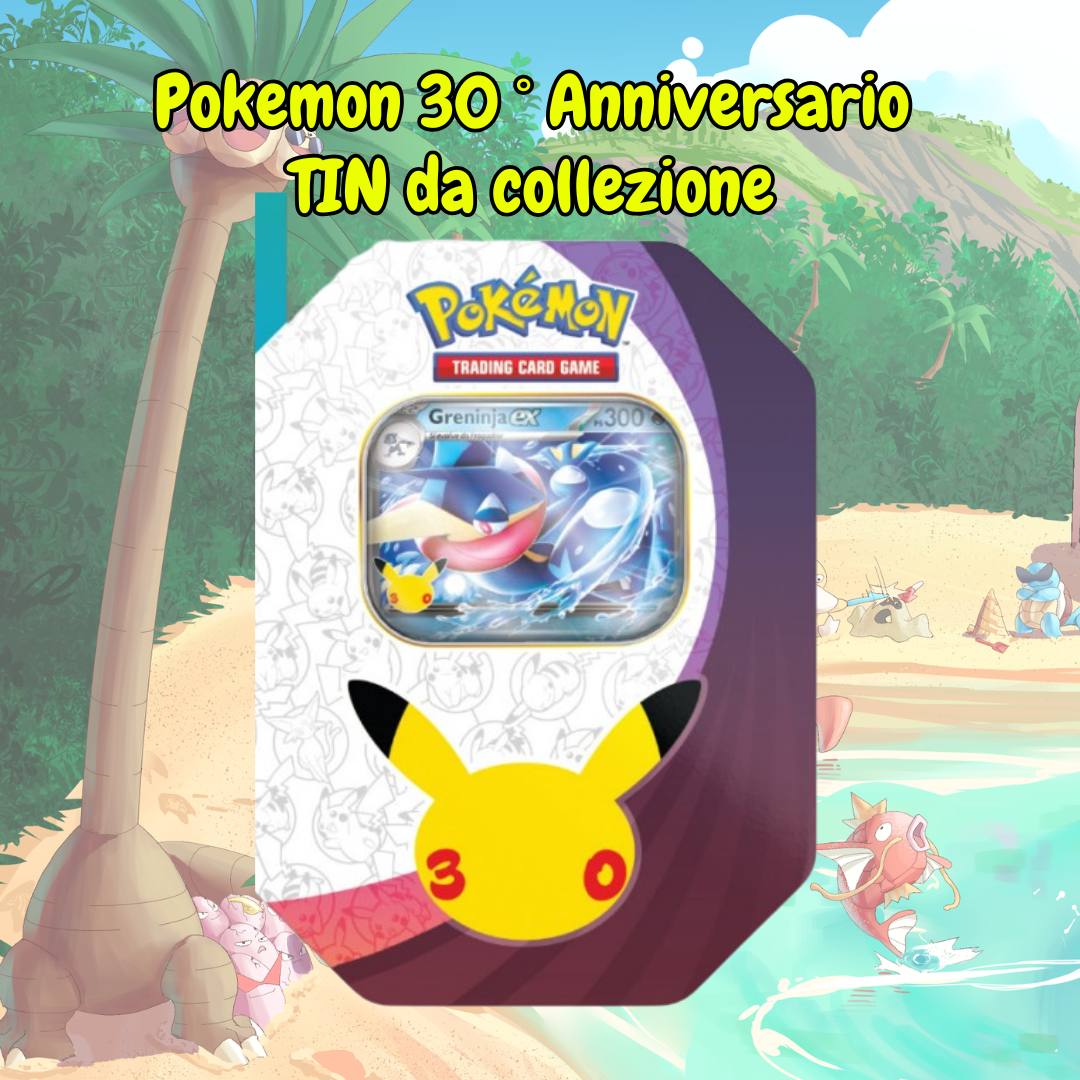 Tin da collezione Greninja 30° anniversario | aperto o sealed