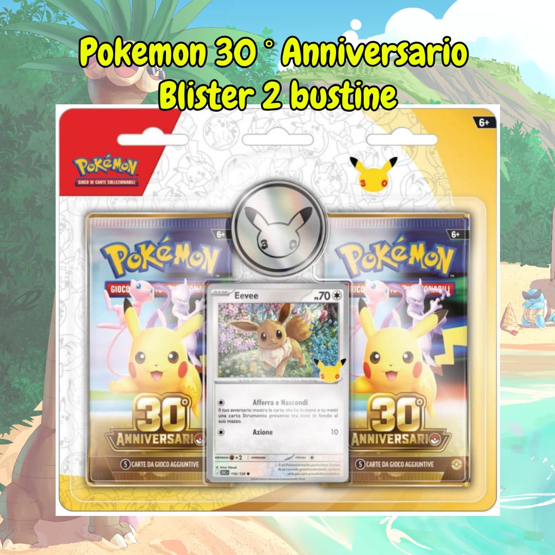 blister 2 bustine 30° anniversario | aperto o sealed