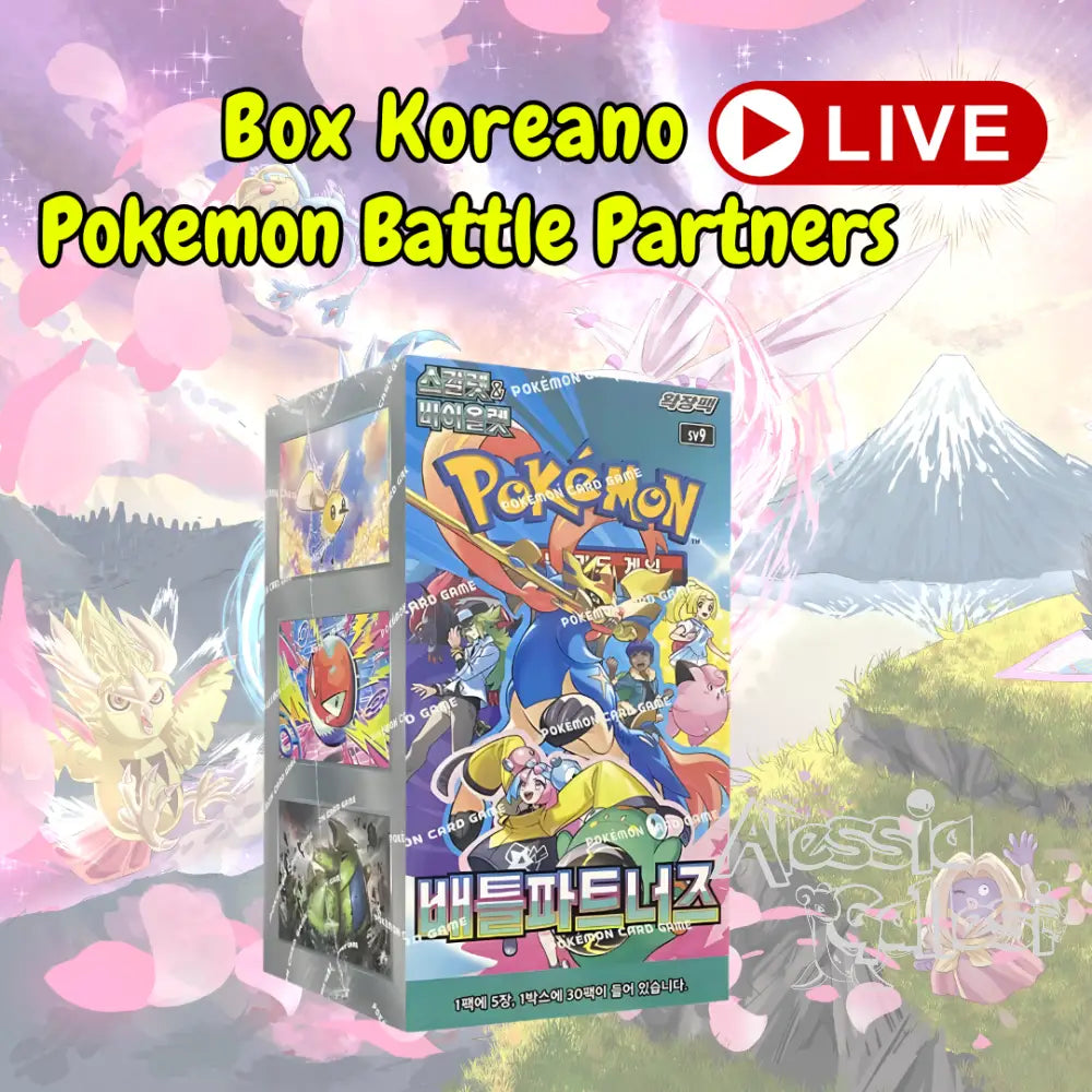 Pokémon Koreano Battle Partners | aperto in live