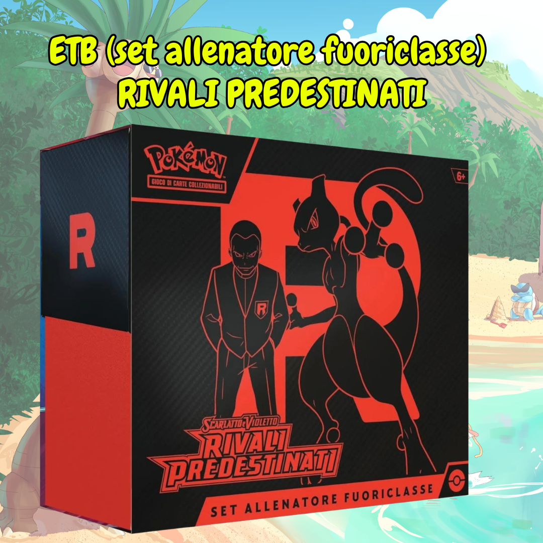ETB (set allenatore fuoriclasse) RIVALI PREDESTINATI | aperto o sealed