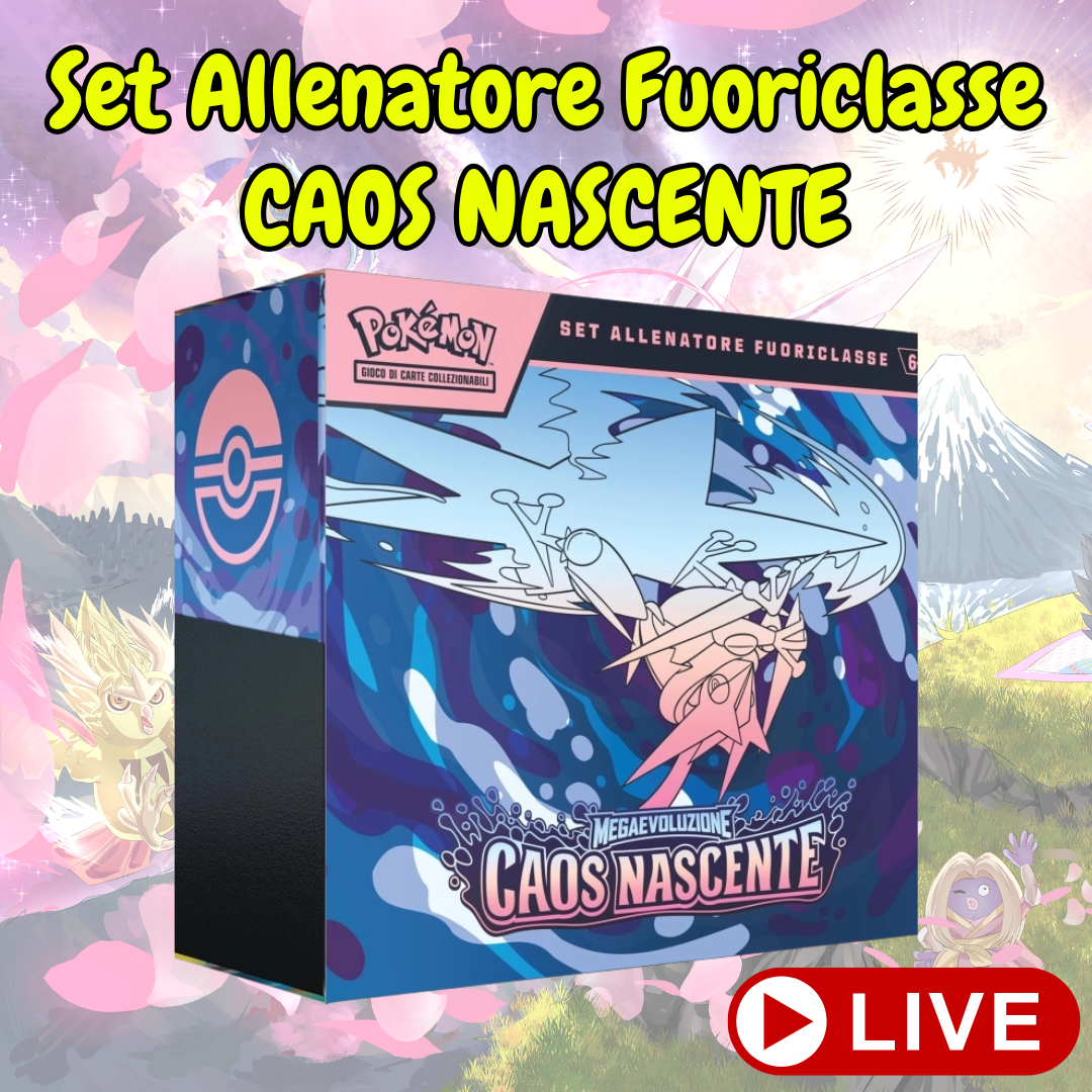 ETB(set allenatore fuoriclasse) CAOS NASCENTE | aperto o sealed