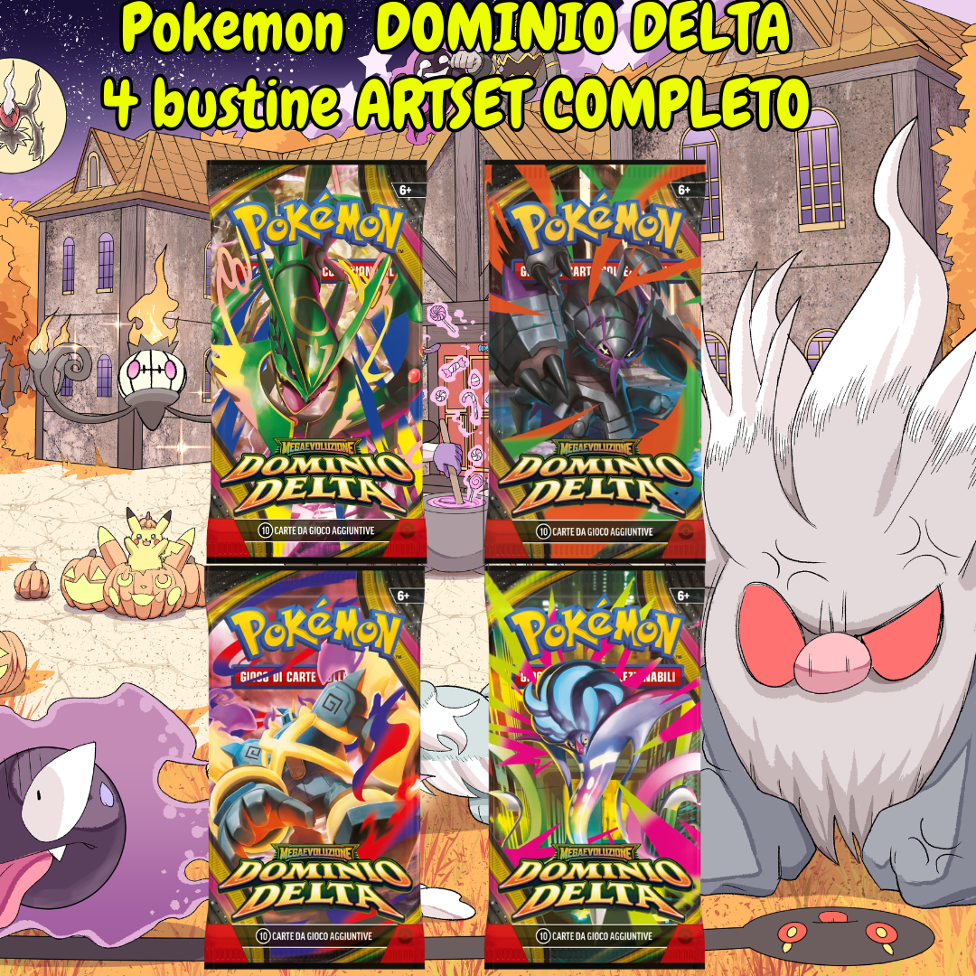 Preordine DOMINIO DELTA 4 bustine SET ARTWORK