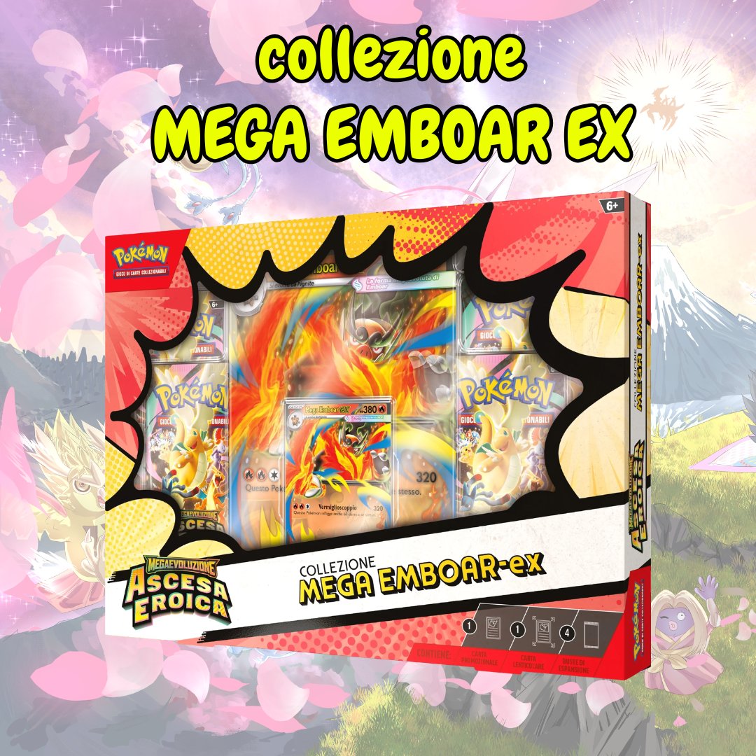 Collezione Mega Emboar ascesa eroica | aperto in live