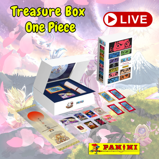 Treasure Box ONE PIECE panini | aperto in live