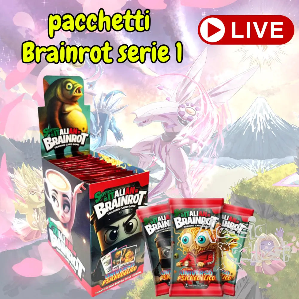 Pacchetti BRAINROT serie 1 | aperto in live