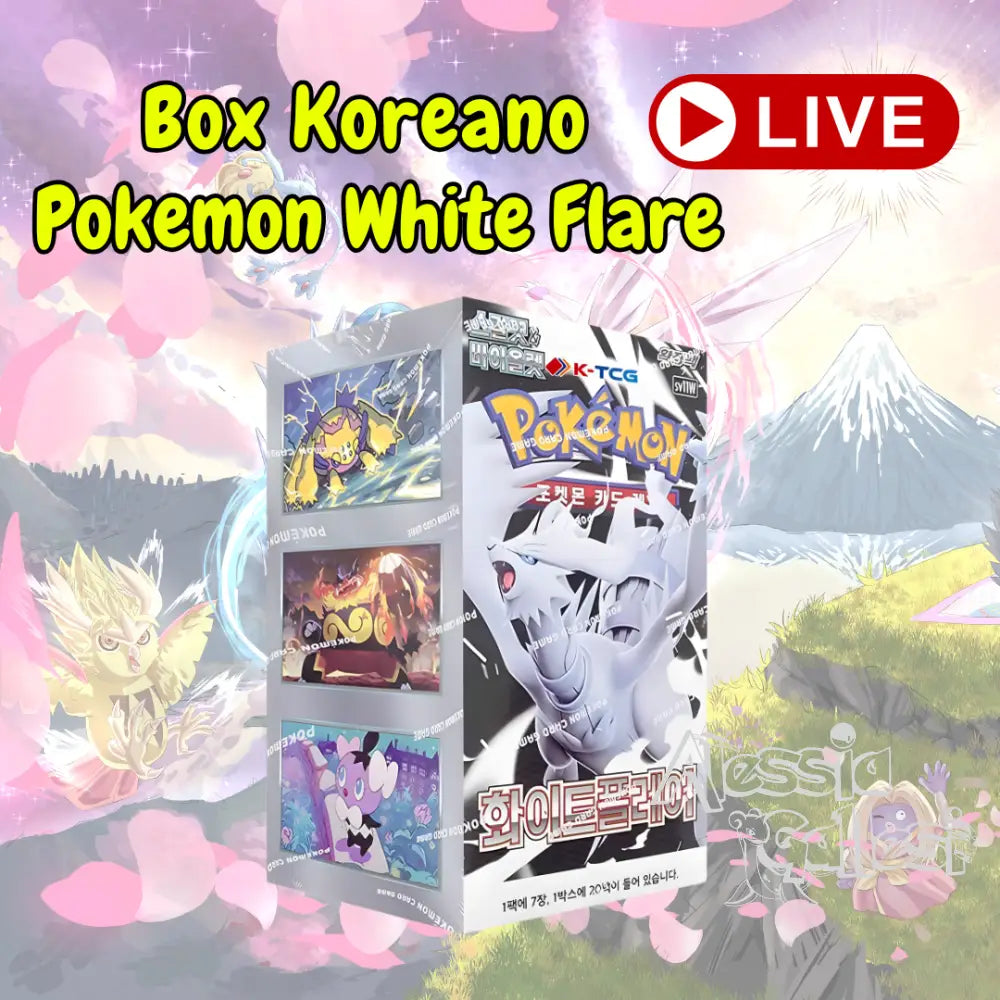 Pokémon Koreano White Flare | aperto in live