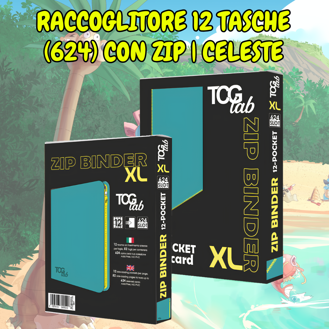 RACCOGLITORI XL 12 (624) TASCHE CON ZIP GIALLA