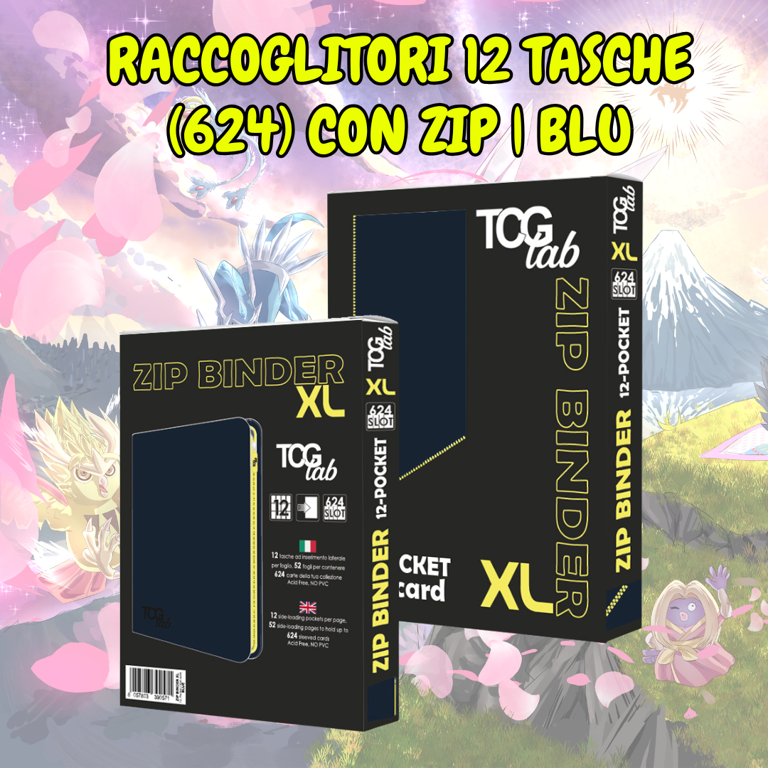 RACCOGLITORI XL 12 (624) TASCHE CON ZIP GIALLA