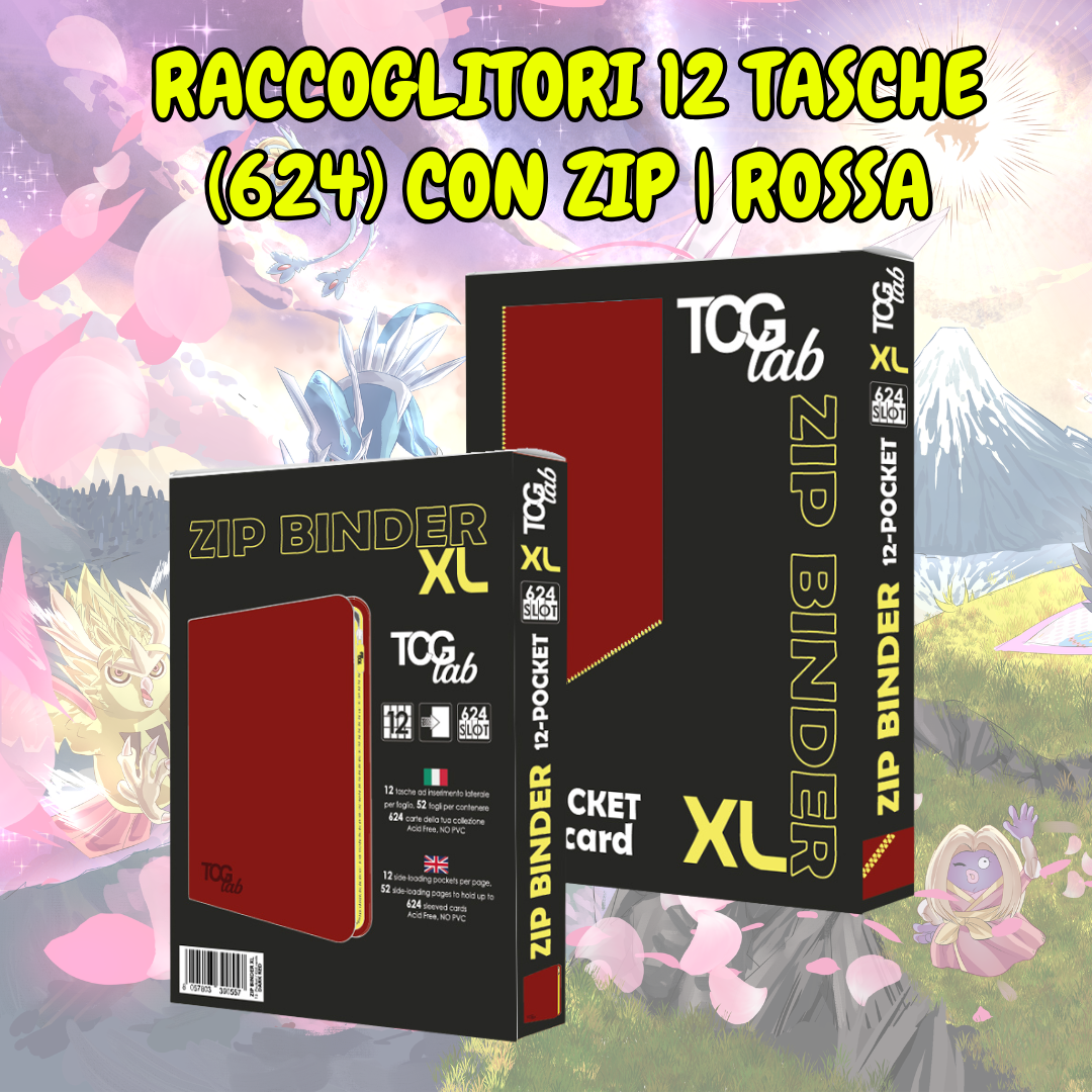 RACCOGLITORI XL 12 (624) TASCHE CON ZIP GIALLA