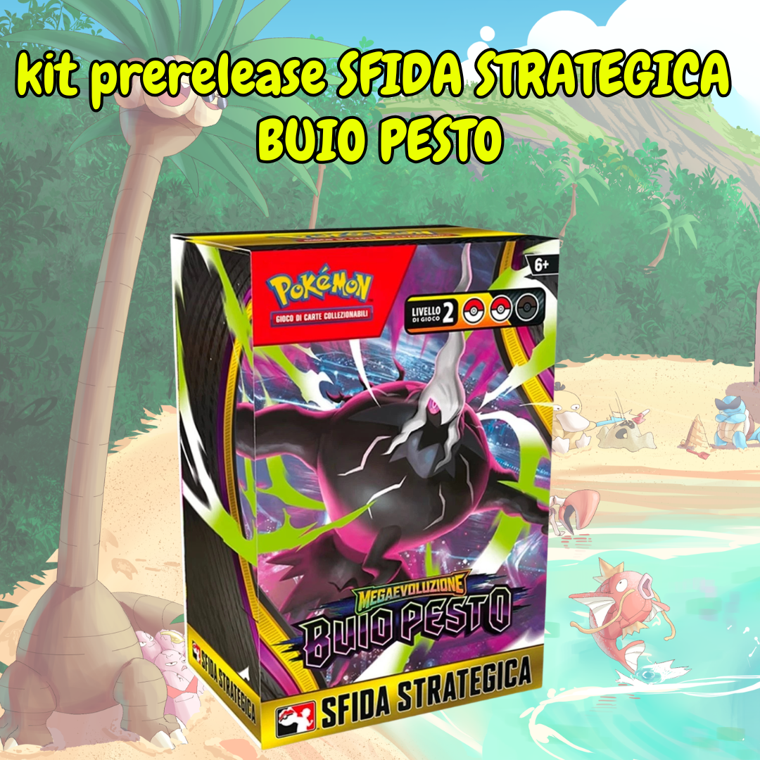 Kit Sfida Strategica Buio Pesto Esclusivo Lega Pokémon ITA sealed