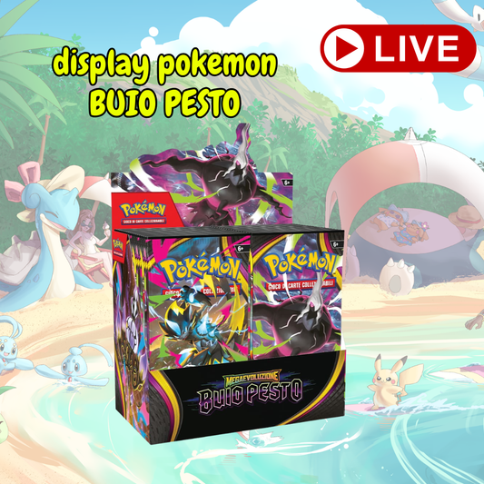 Display BUIO PESTO | aperto in live