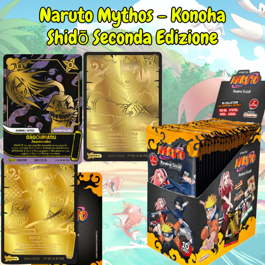 Naruto Mythos – Konoha Shidō Seconda Edizione Display 24 Buste (EN)