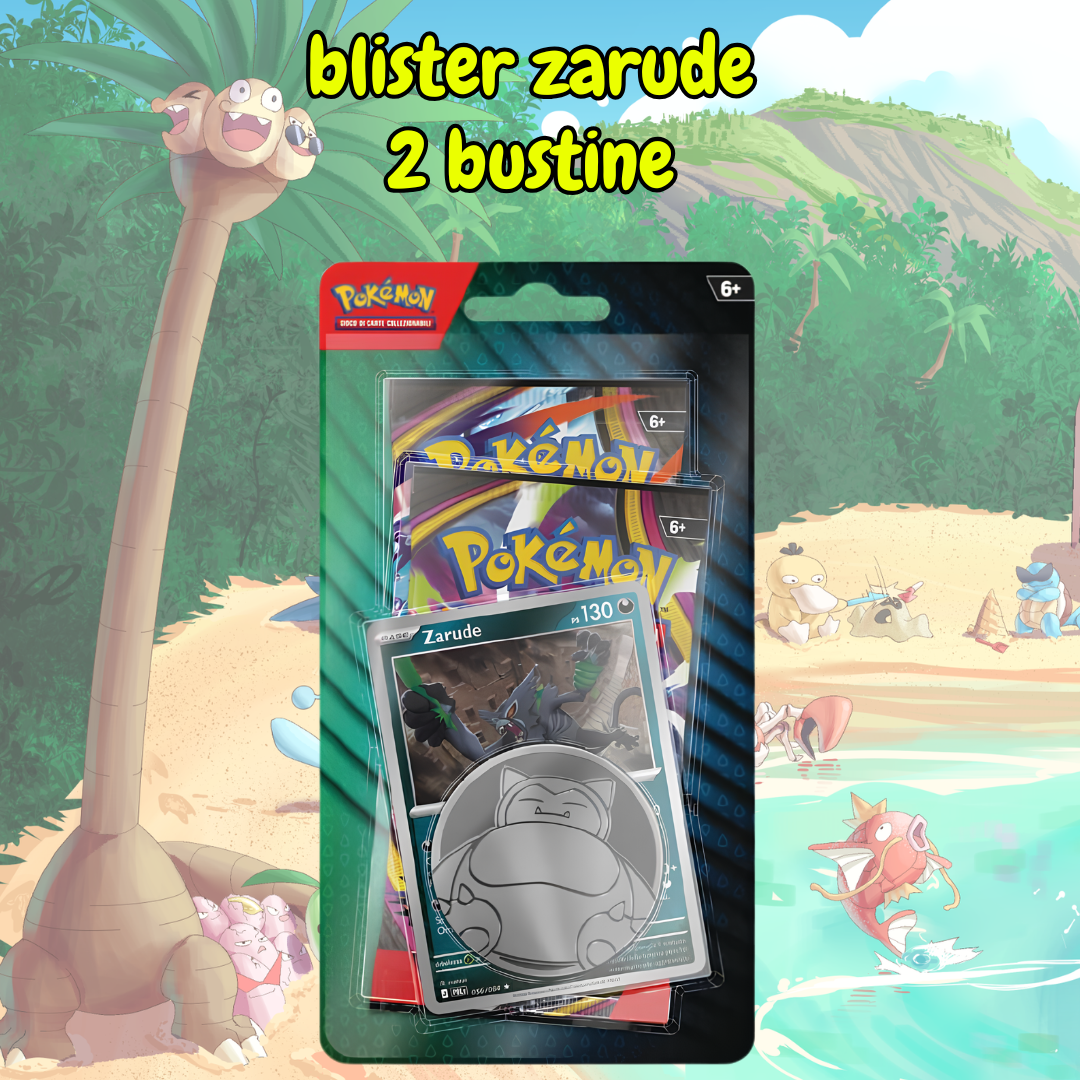Blister Zarude 2 bustine | aperto in live