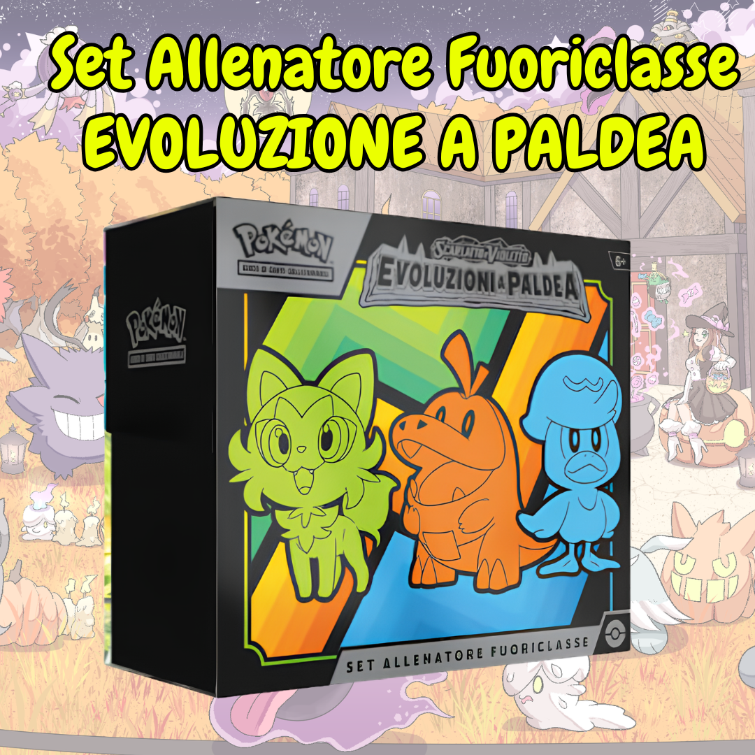 ETB (set allenatore fuoriclasse) EVOLUZIONE A PALDEA | aperto o sealed