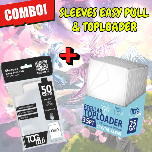 Combo: Sleeves Easy Pull + Toploader
