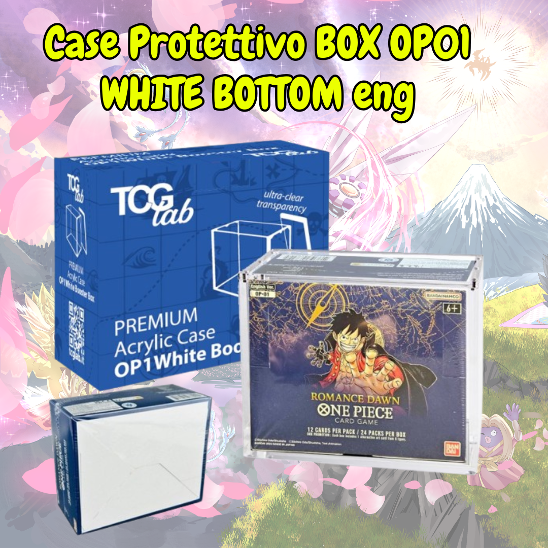 Case Protettivo box OP01 White Bottom eng | OP03 eng
