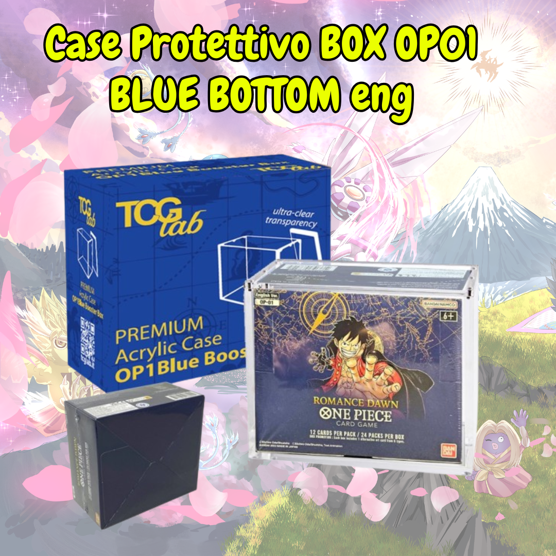 Case Protettivo box OP01 Blue Bottom eng | OP02 Red Bottom eng