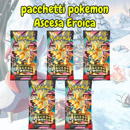 Bustine Ascesa Eroica pokemon | aperto in live