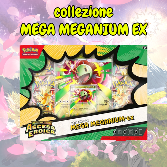 Collezione Mega Meganium ascesa eroica | aperto in live