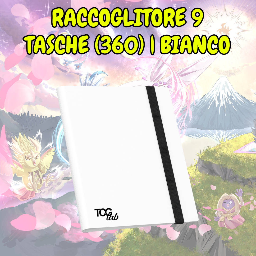 Raccoglitore a 9 Tasche (360 carte) - CON ELASTICO